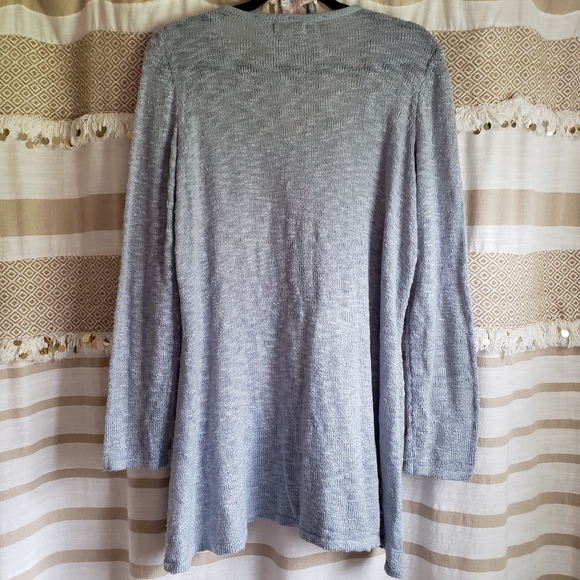 Live and Let Live | Blue Knit Sweater and Scarf - Picture 2 of 6